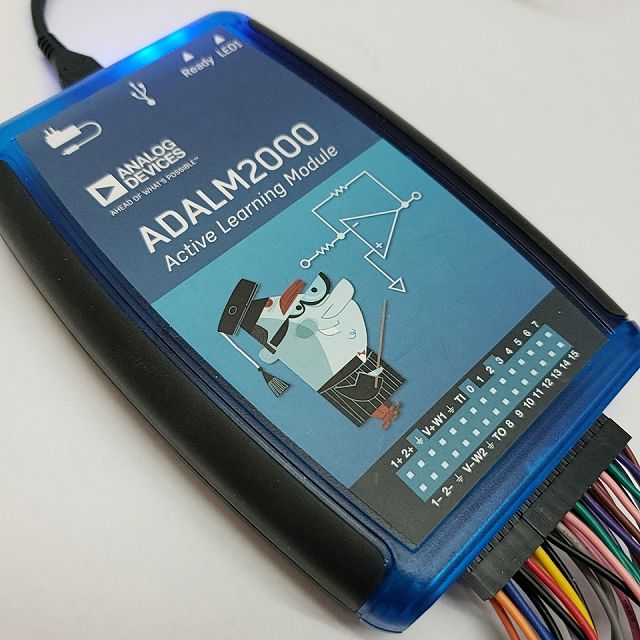 ADALM2000アクティブ・ラーニング・モジュールをセットアップ : 0を1に 