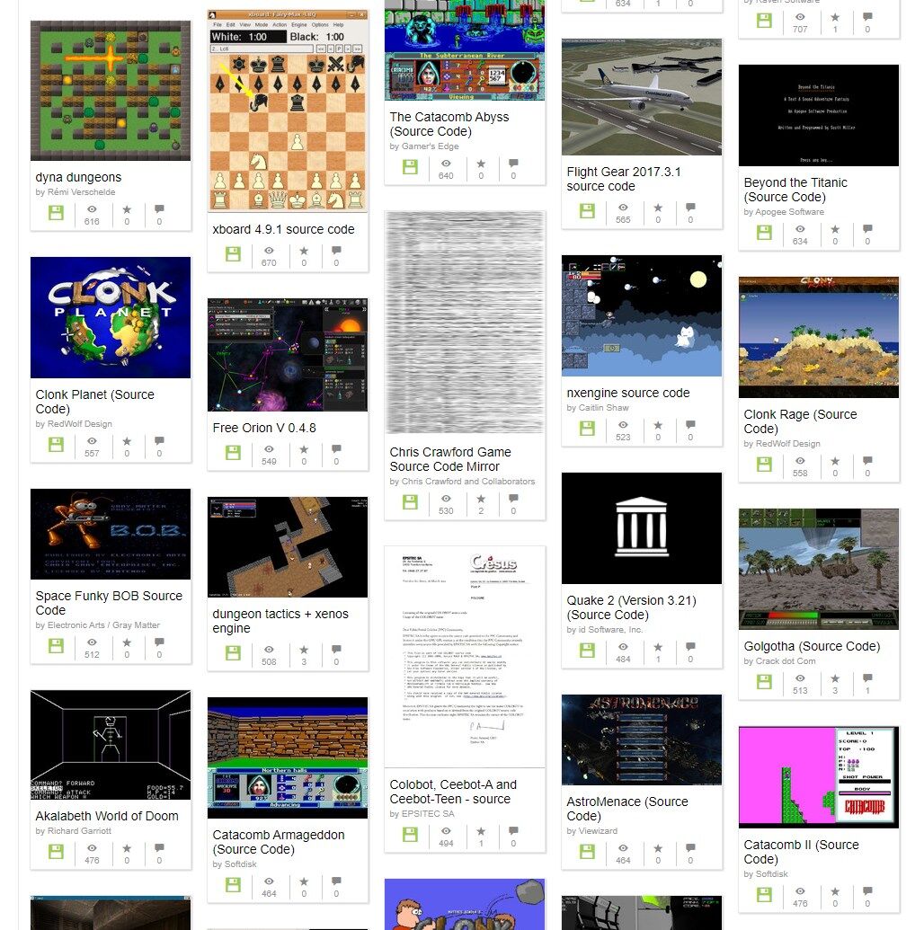 懐かしいPCゲームのソースコードを見ることができる「Game Source Code Collection」 0を1にする！ 検査機