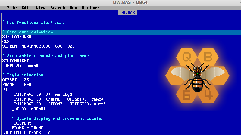 QuickBASICを活かし続けるQB64 projectがクール : 0を1にする