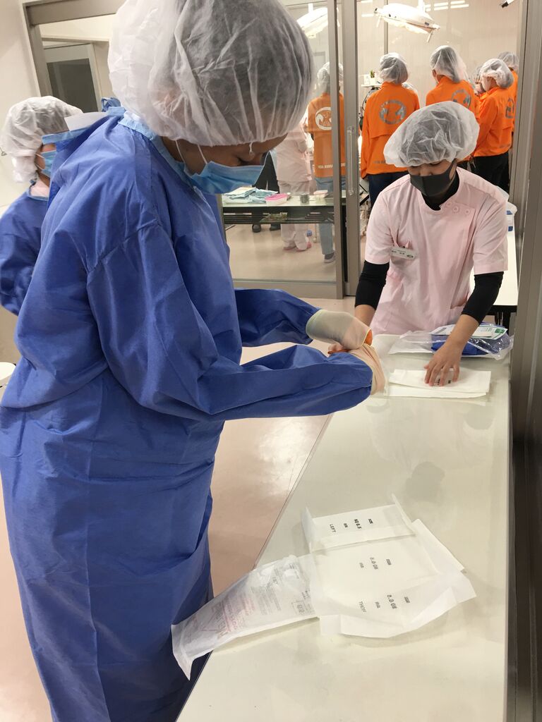 外科看護実習 アジア動物専門学校のスクールライフ a日誌