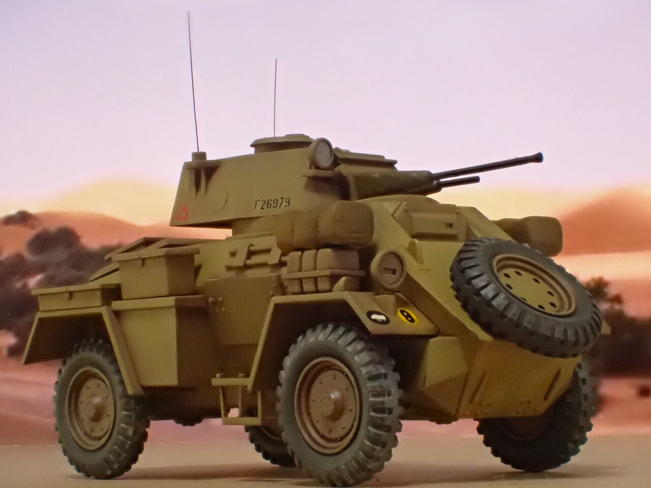 ハセガワ 1/72 イギリス陸軍 装甲車 「ハンバー Mk.Ⅱ」 : 常磐