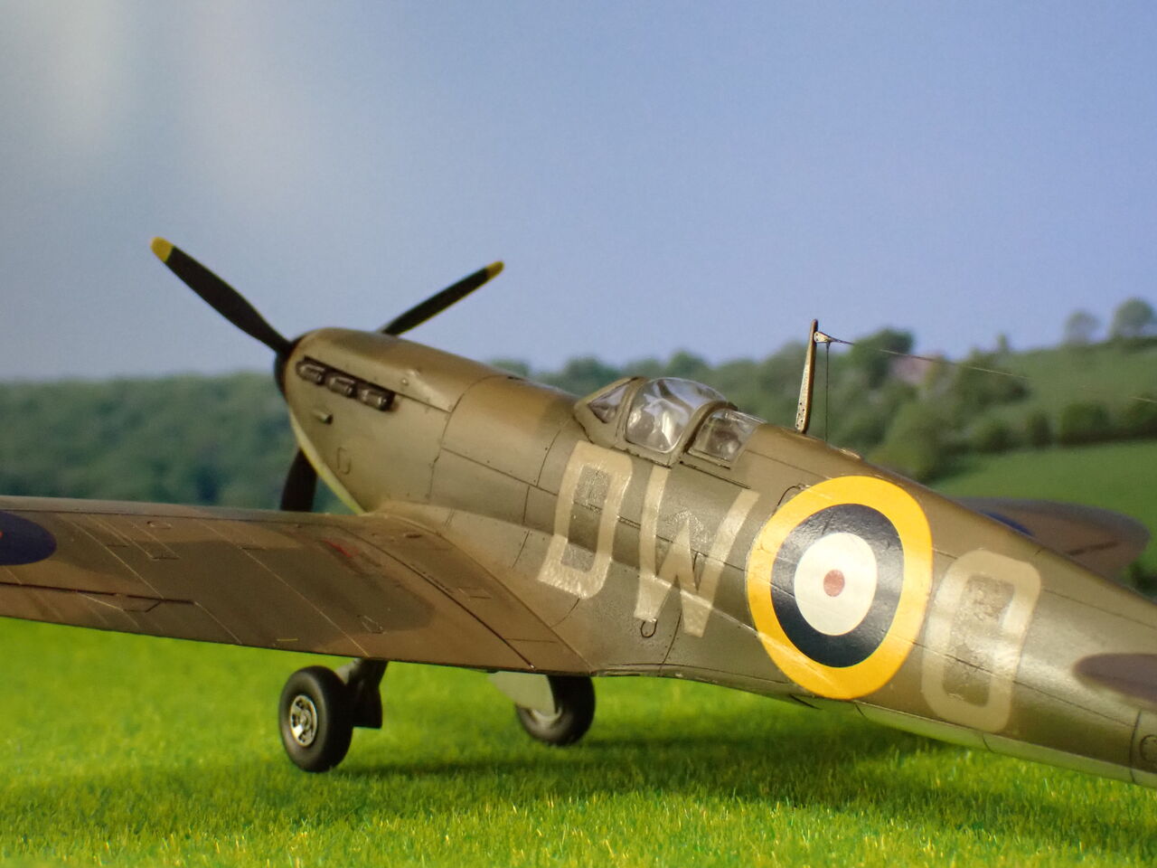 流行り の ブランド  タミヤ 1/72 イギリス空軍 戦闘機「スピットファイア Mk.Ⅰ 組立済みダイキャストモデル