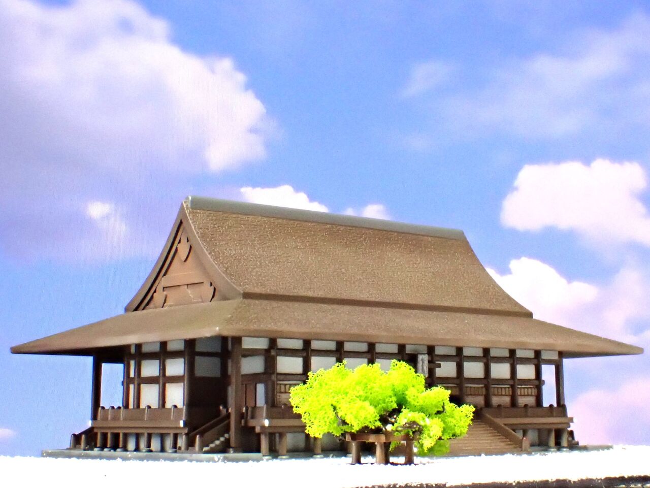 【完成塗装品】 フジミ 京都御所 紫宸殿 フジミ 「京都御所 紫宸殿」 : 常磐重工 -JOBAN JUKO PROJECT- 楽しき