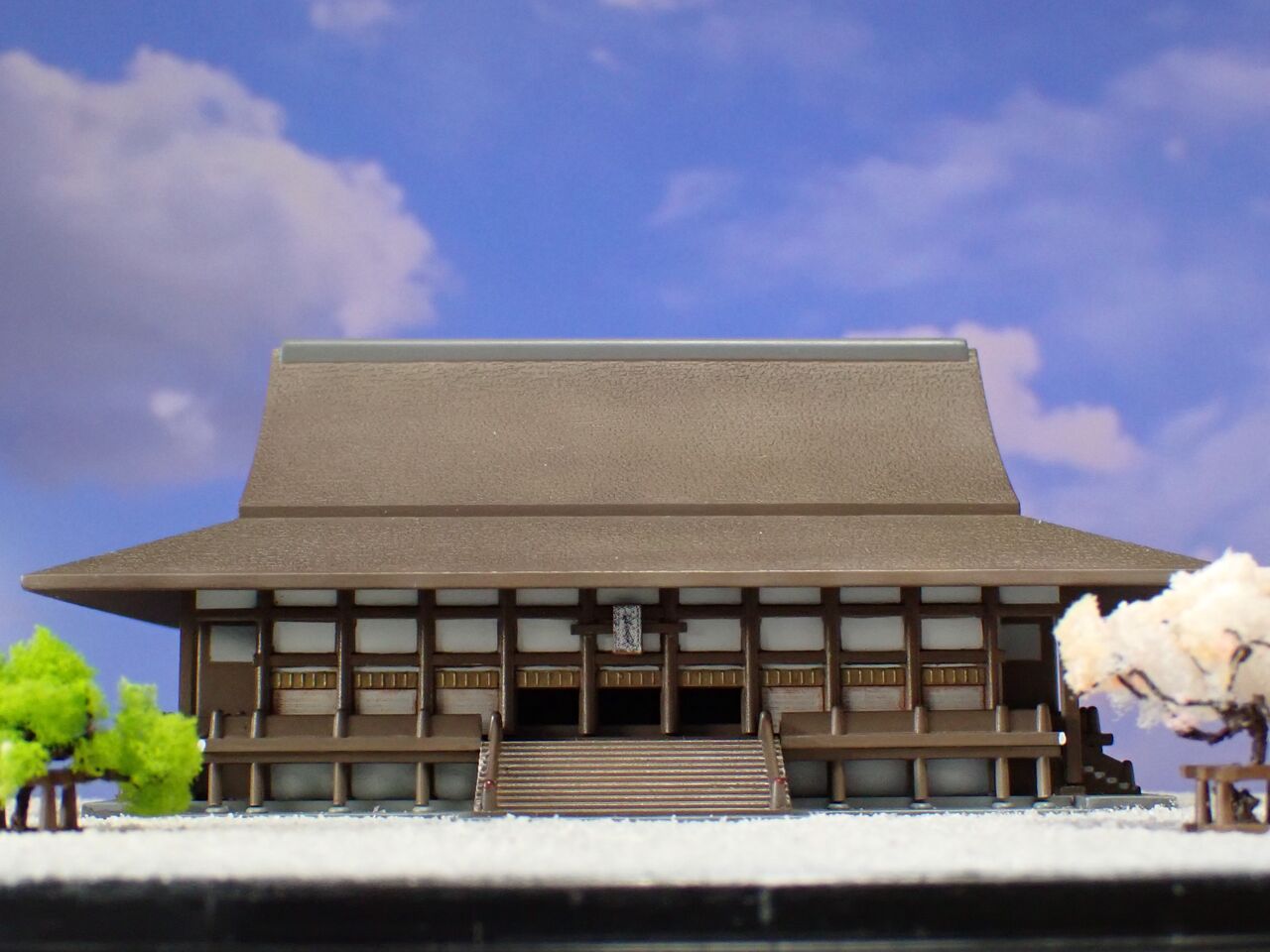 【完成塗装品】 フジミ 京都御所 紫宸殿 フジミ 「京都御所 紫宸殿」 : 常磐重工 -JOBAN JUKO PROJECT- 楽しき