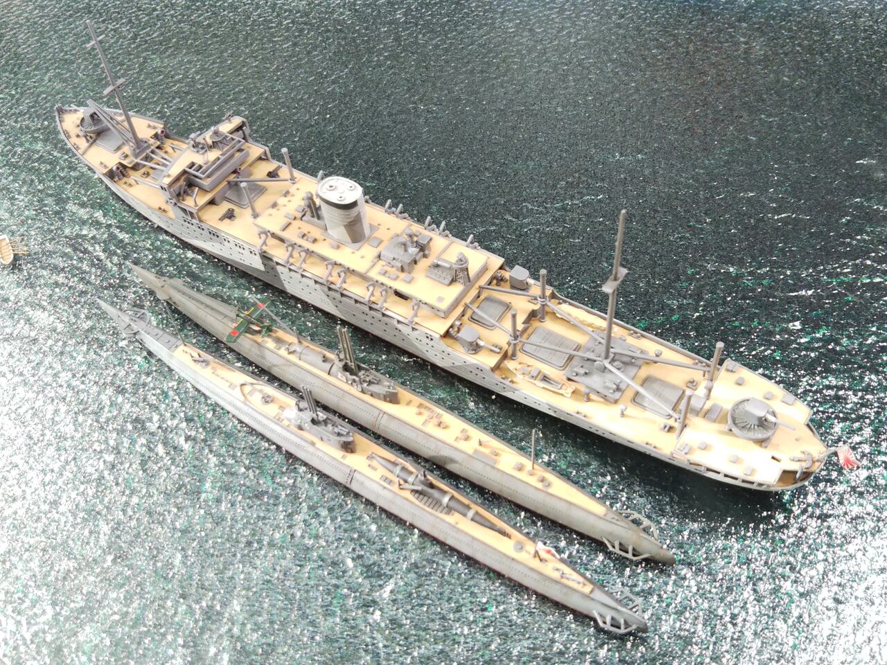 ハセガワ 1/350 日本海軍 特設潜水母艦 平安丸　40082 Amazon | ハセガワ 1/350 日本海軍 特設潜水母艦 平安丸 40082