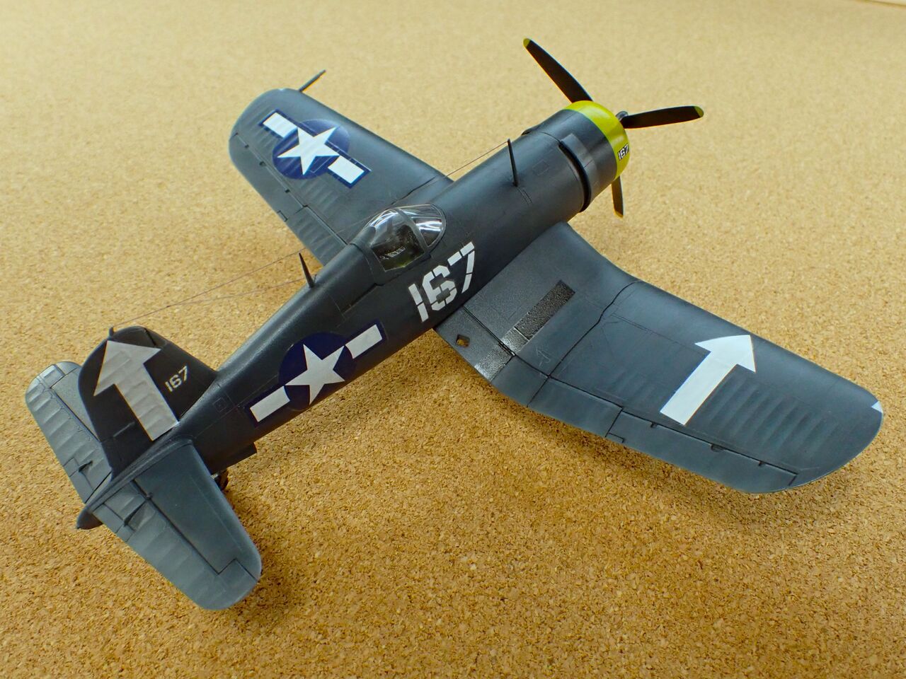 ハセガワ 1/72 アメリカ海軍 戦闘機 「F4U-1D コルセア」 : 常磐
