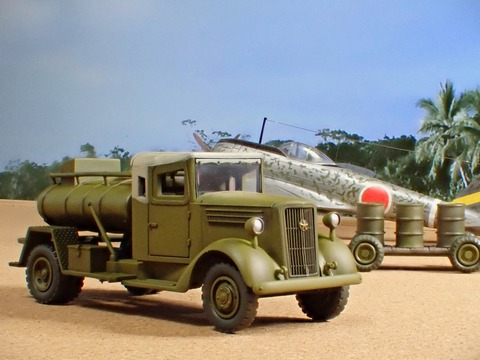 ハセガワ 1/72 日本陸軍 「いすゞ TX-40 燃料補給車」 : 常磐重工