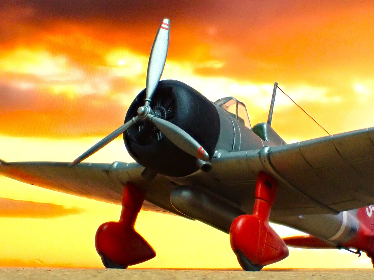 童友社 1/72 日本海軍 九六式艦上戦闘機（CLAUDE） : 常磐重工 -JOBAN