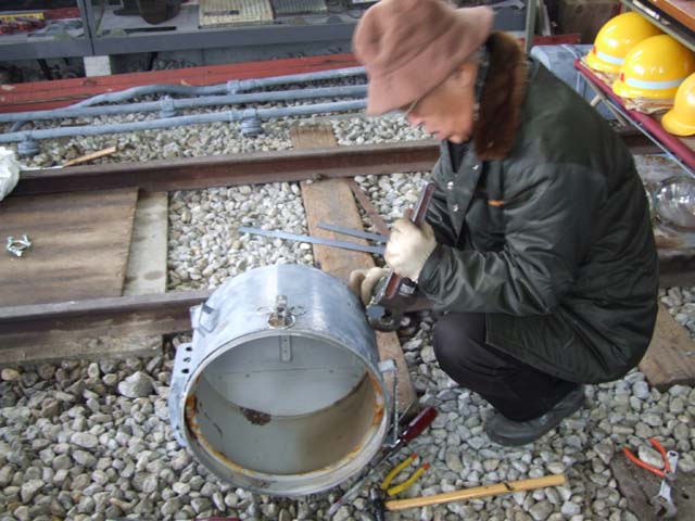 2008年2月3日作業日レポート 前照灯点灯 : 軽便 鉄道 博物館 Blog（三