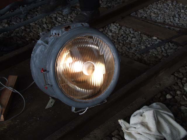 2008年2月3日作業日レポート 前照灯点灯 : 軽便 鉄道 博物館 Blog（三