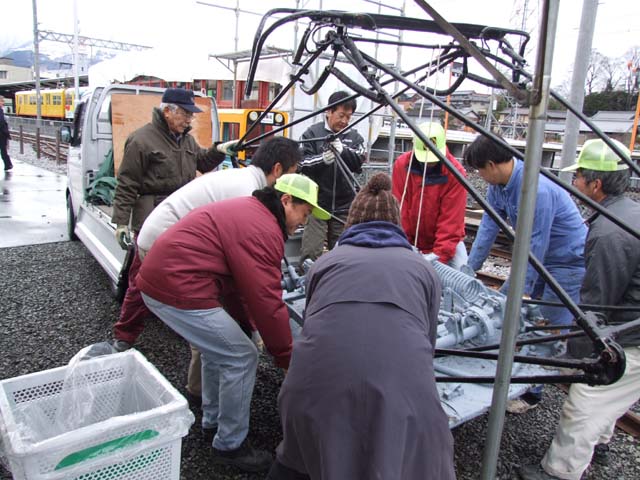 2008年2月3日作業日レポート 前照灯点灯 : 軽便 鉄道 博物館 Blog（三
