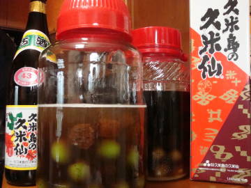 黒糖泡盛梅酒