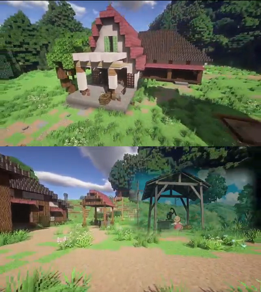 マイクラで となりのトトロ 再現 折れた翼が願う空 マイクラで となりのトトロ 再現 折れた翼が願う空