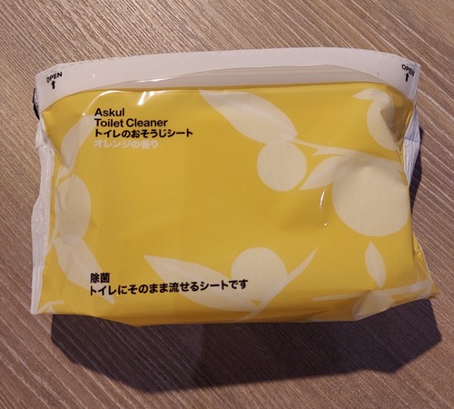 トイレ掃除シート
