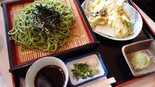 広川IC(茶そば)