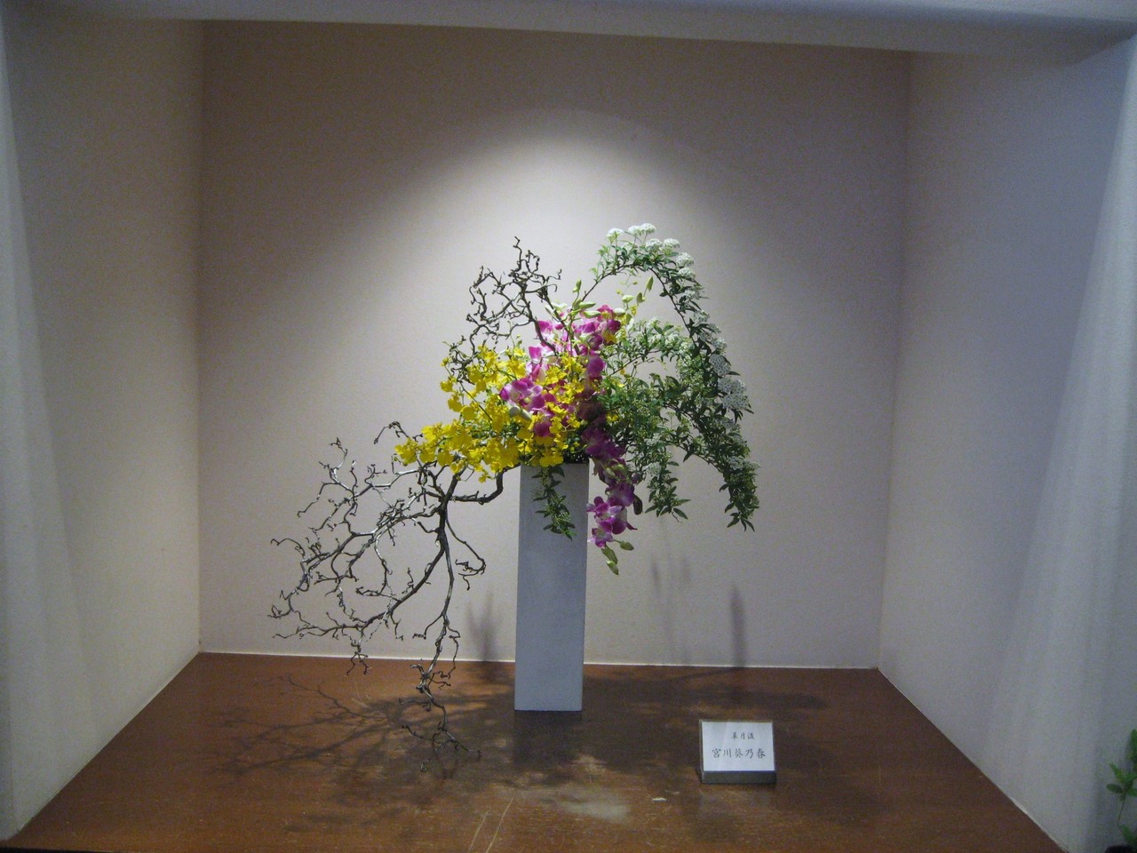 熊本市現代美術館生け花ギャラリー 草月流上村春洸ぎゃらりー