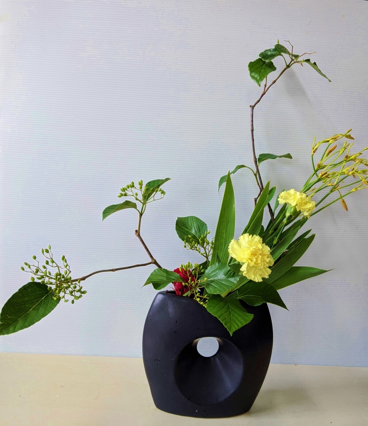 夏の花 檜扇 草月流上村春洸ぎゃらりー