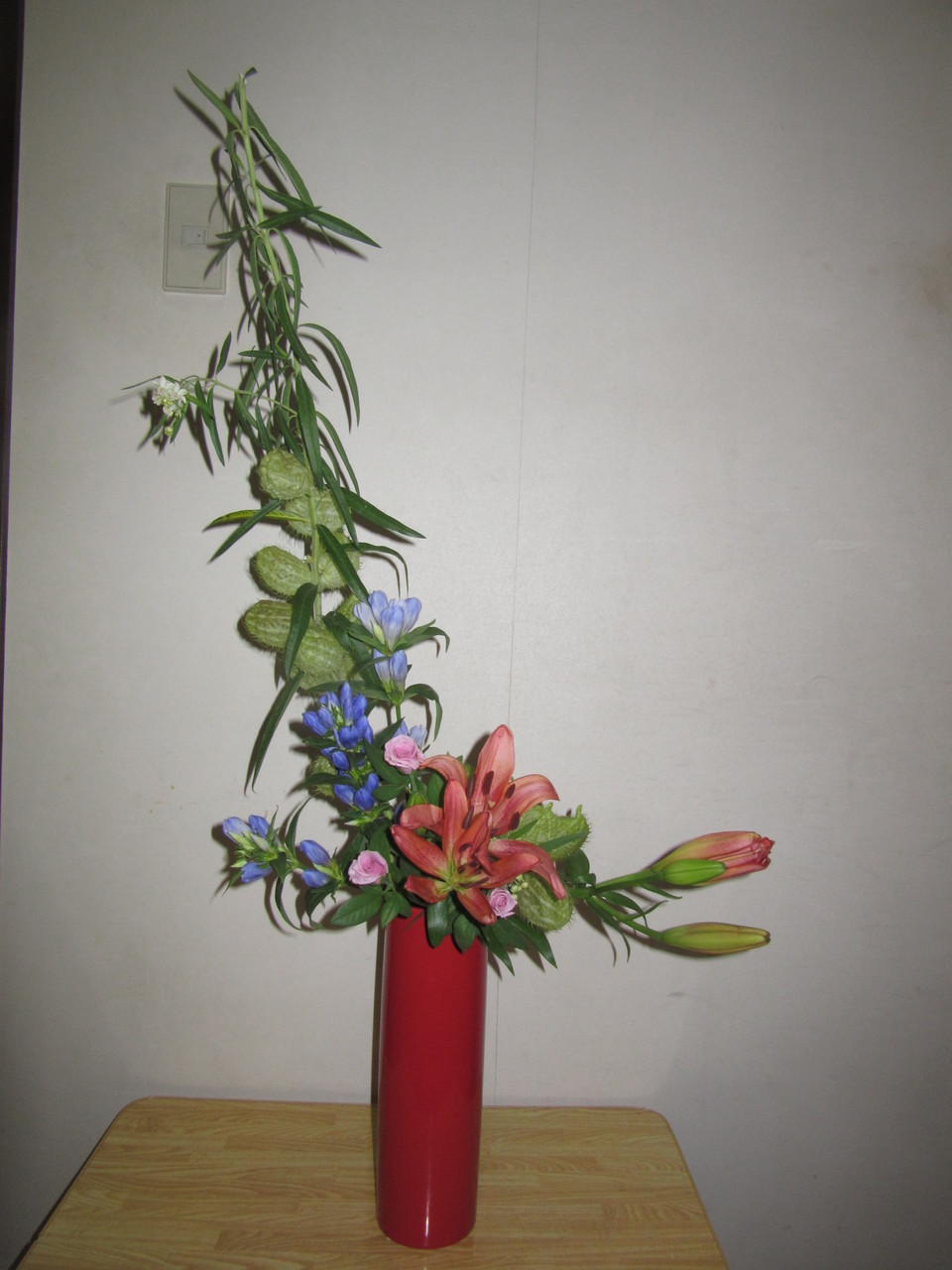 フウセントウワタ作品 草月流上村春洸ぎゃらりー