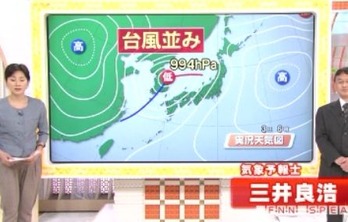 台風なみ