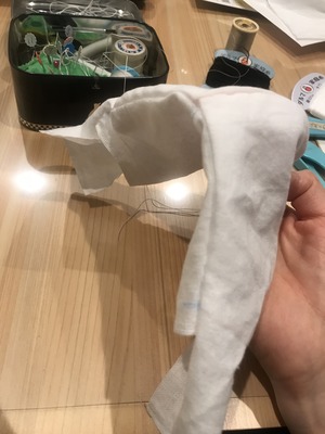 ひっくりかえしたマスク