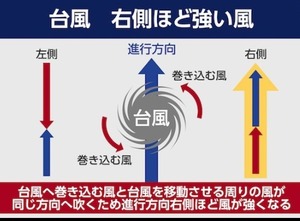 台風の風