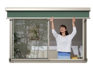暑さ対策のシェード