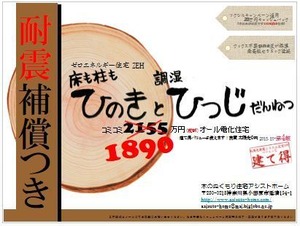 ローコス住宅1890万ゼロエネ