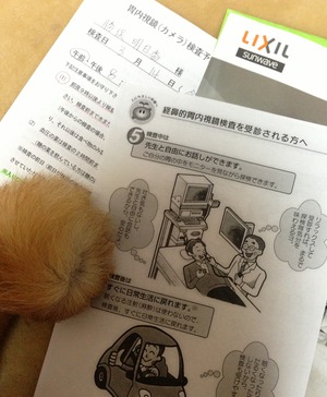 胃カメラなう