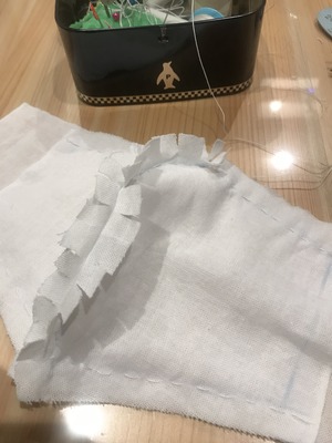 マスク作成 切ったよ