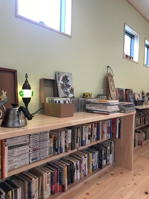 自宅に図書スペース