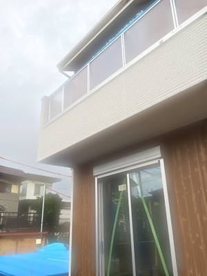 雨でした