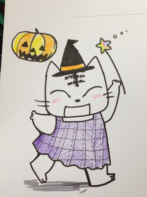 ハロウィン猫