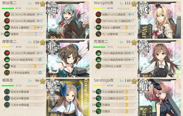 5-1編成(改装航空巡洋艦、出撃!