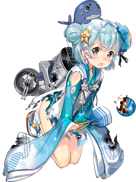 【晴着】Samuel B.Roberts改中破