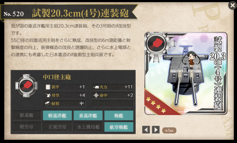 試製20.3cm(4号)連装砲
