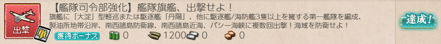 【艦隊司令部強化】艦隊旗艦、出撃せよ!