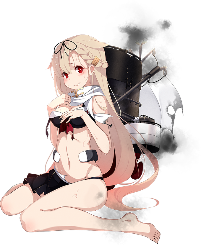 【水着】夕立改二中破