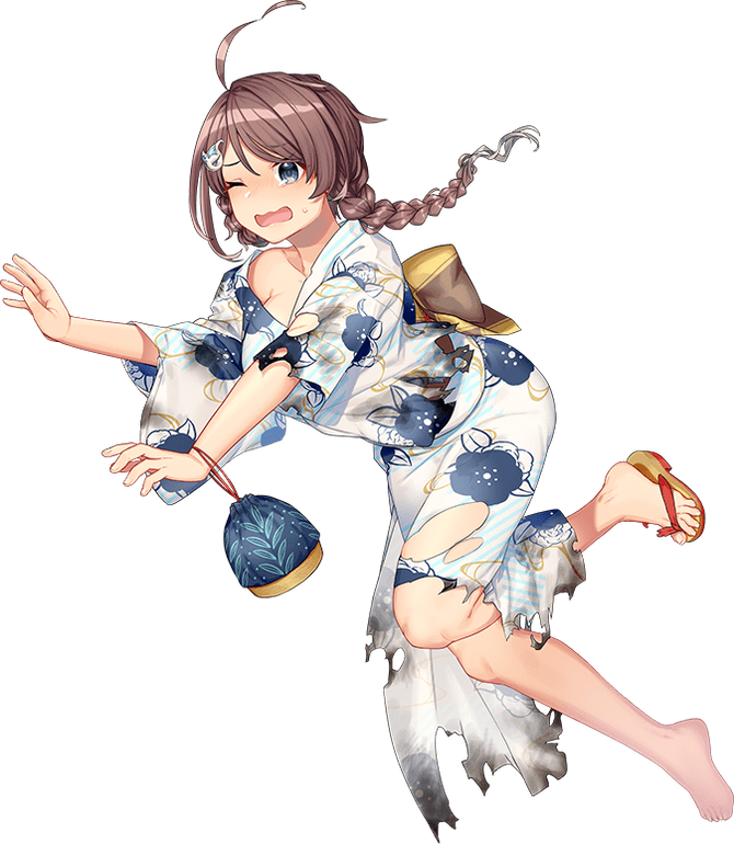 【浴衣】長鯨中破