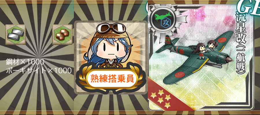 報酬(精強！「第一航空戦隊」出撃せよ！