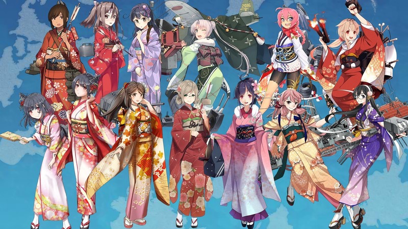 晴れ着艦娘