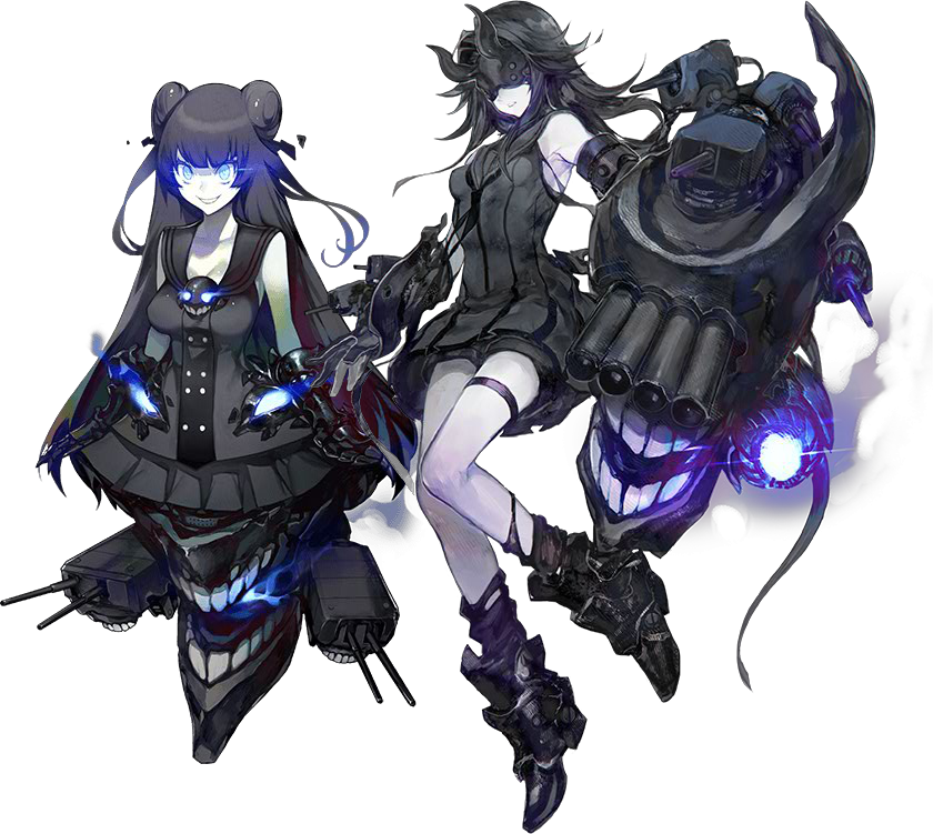 軽巡棲鬼と軽巡棲姫