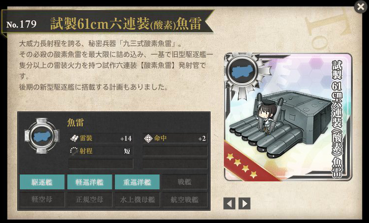 試製61cm六連装(酸素)魚雷