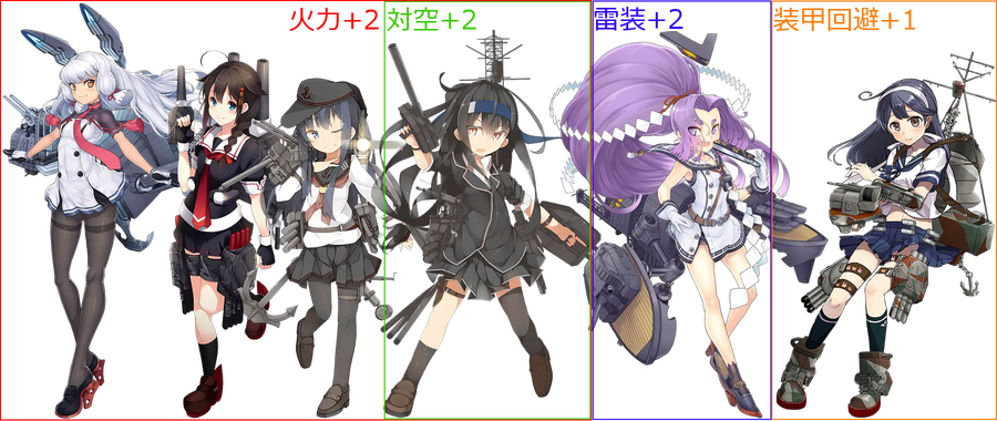 改二艦娘の一部パラメータの上方微修正