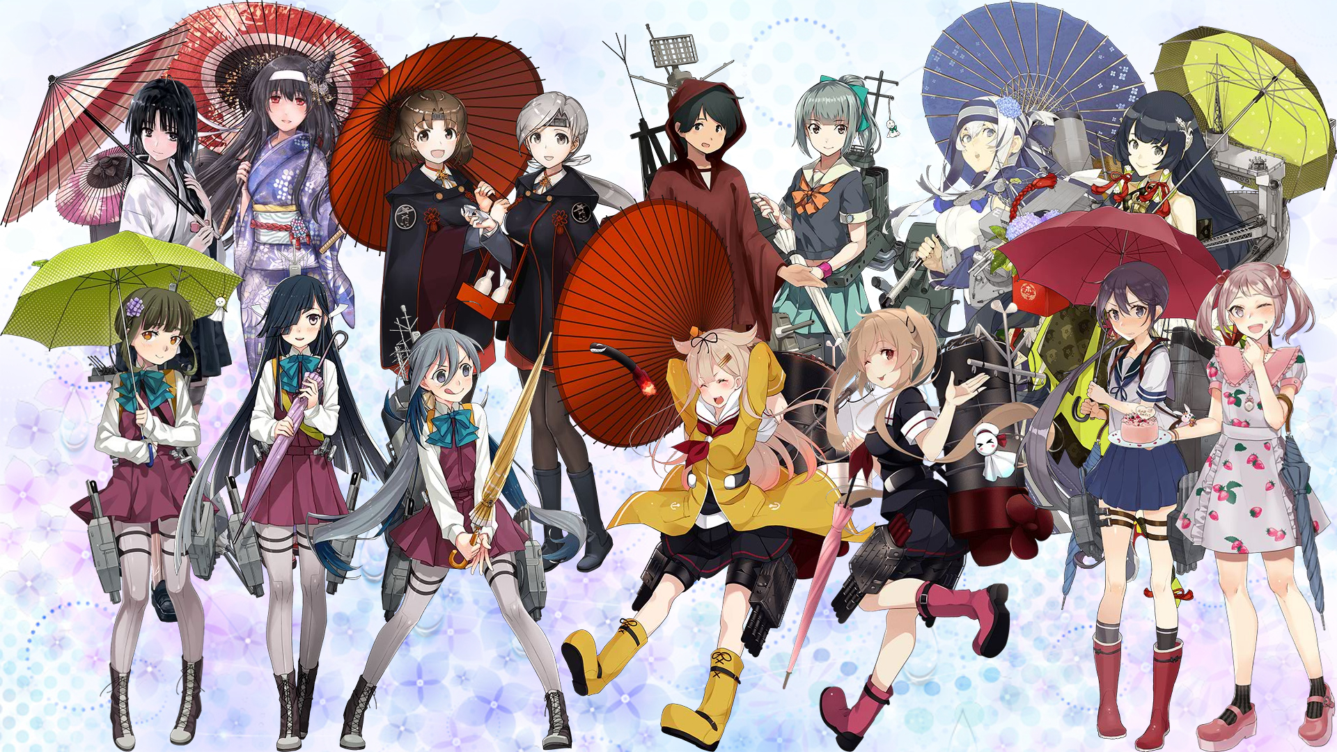 艦これ17梅雨仕様グラフィックまとめ 漣 扶桑 扶桑改二 神威 神威改 神威改母 Naruの今を生きる