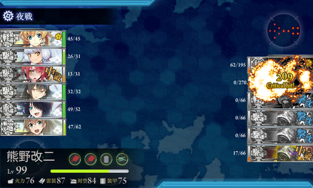 熊野 eliteレ級撃破