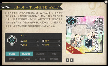 HF/DF + Type144/147 ASDIC