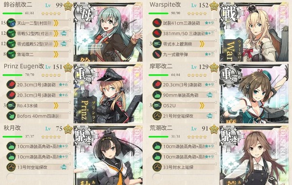 6-2編成(改装攻撃型軽空母、前線展開せよ!