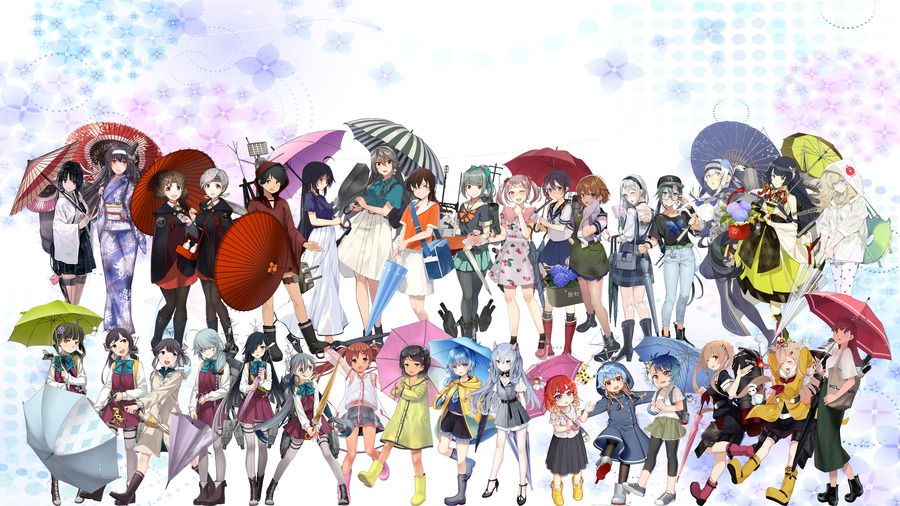 艦これ22 梅雨 限定グラフィックまとめ 潮 の成長 Naruの今を生きる