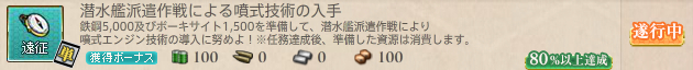 潜水艦派遣作戦による噴式技術の入手2