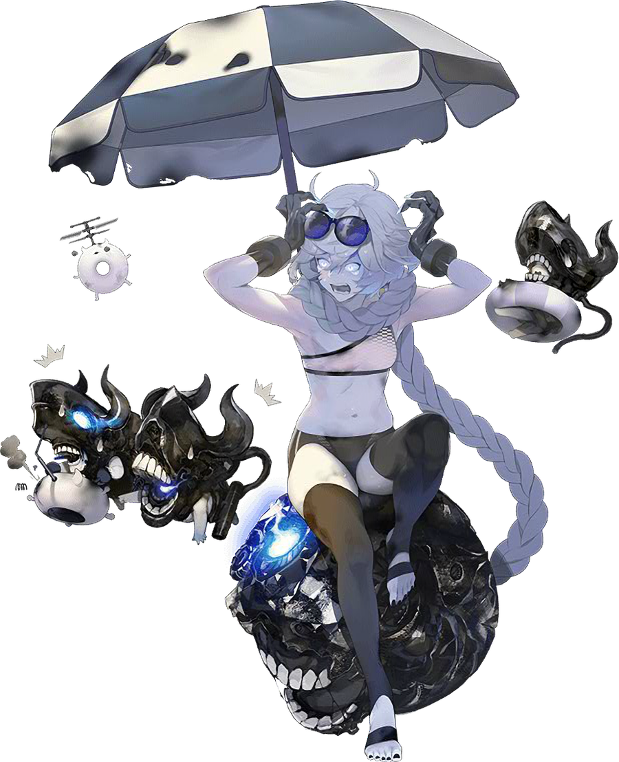 バカンスmode集積地棲姫 中破？